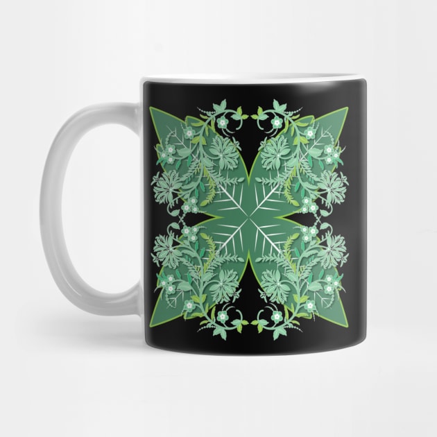 ornamental leaf pattern by bless2015